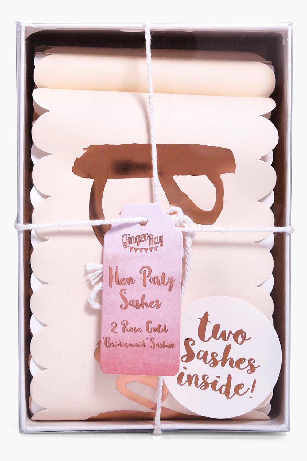 Ginger ray bridesmaid outlet sash